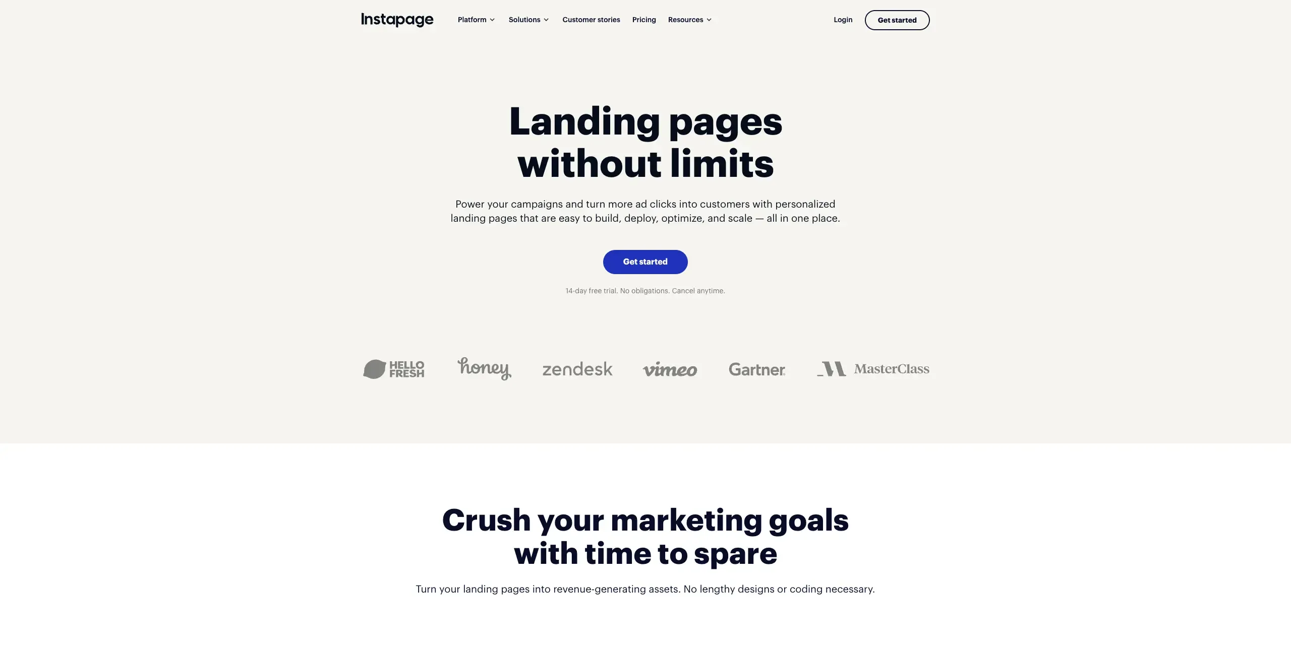 Landing page optimization tools