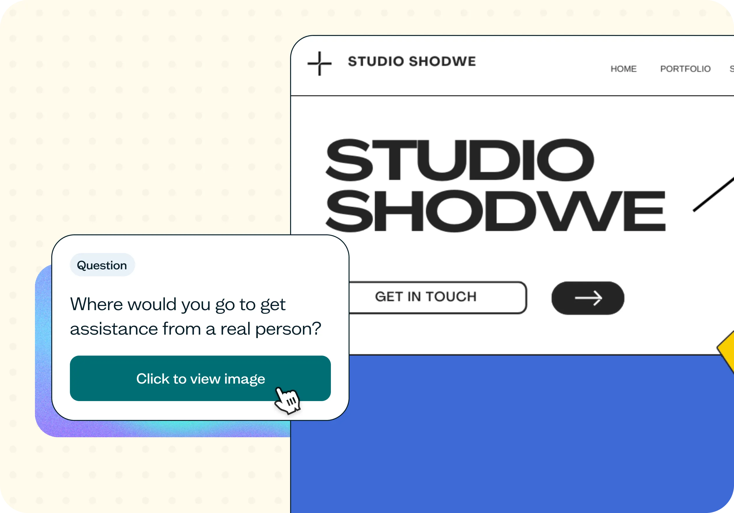 Evaluate website UI intuitiveness