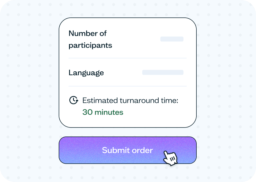 Fast, on-demand recruitment