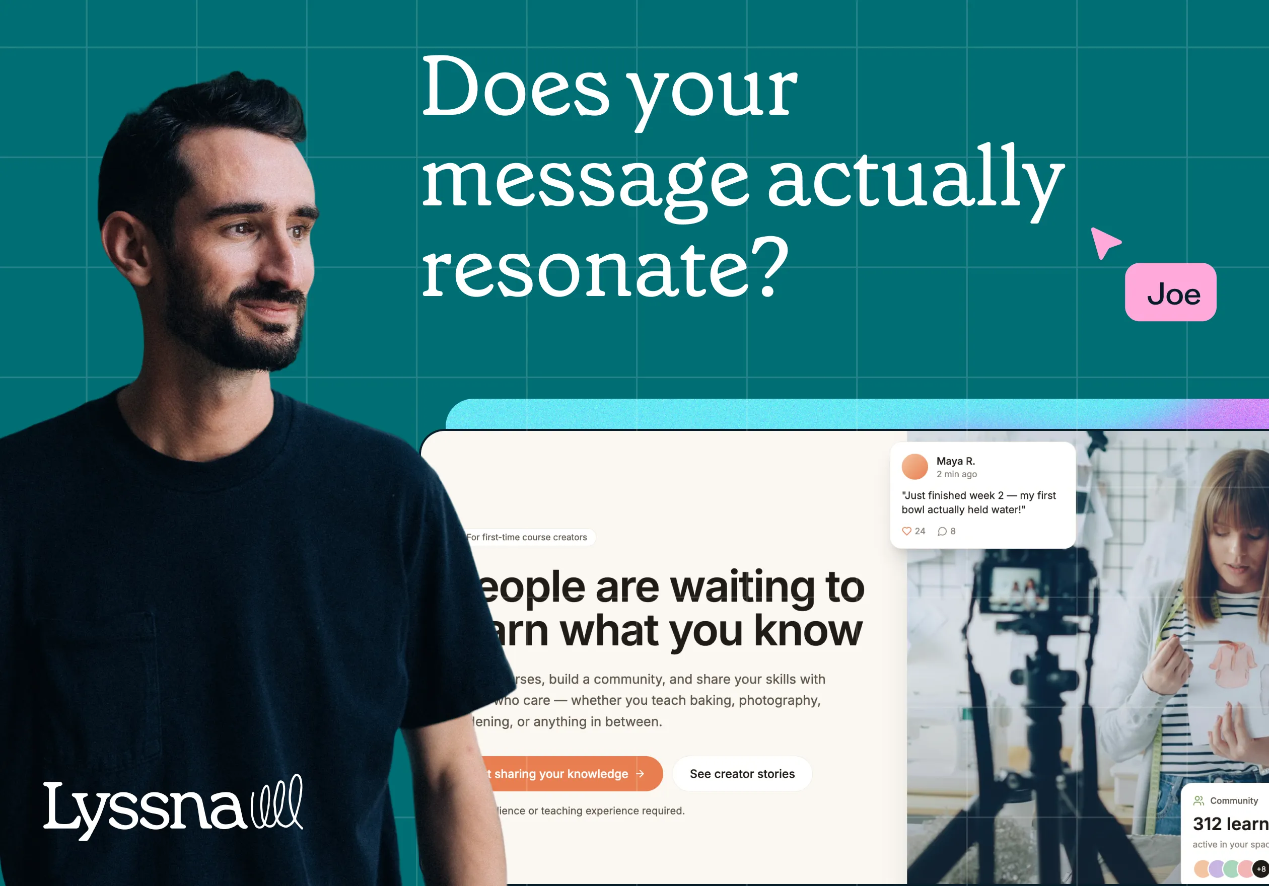 How to to test two messaging directions with real users