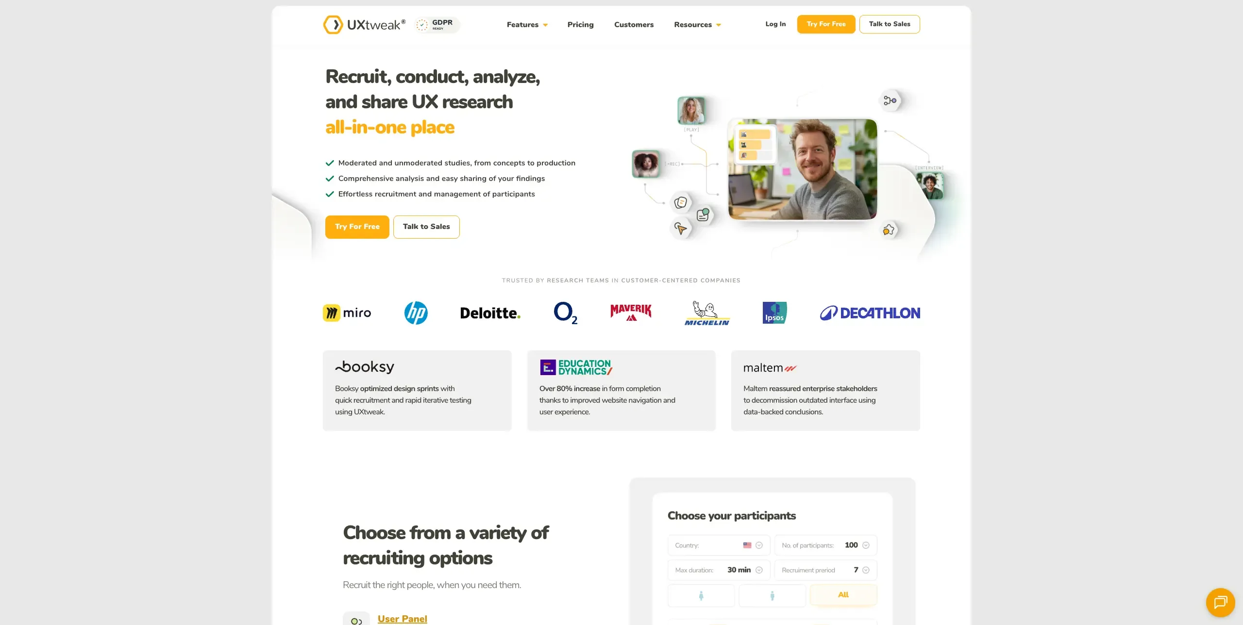 Usability testing tools