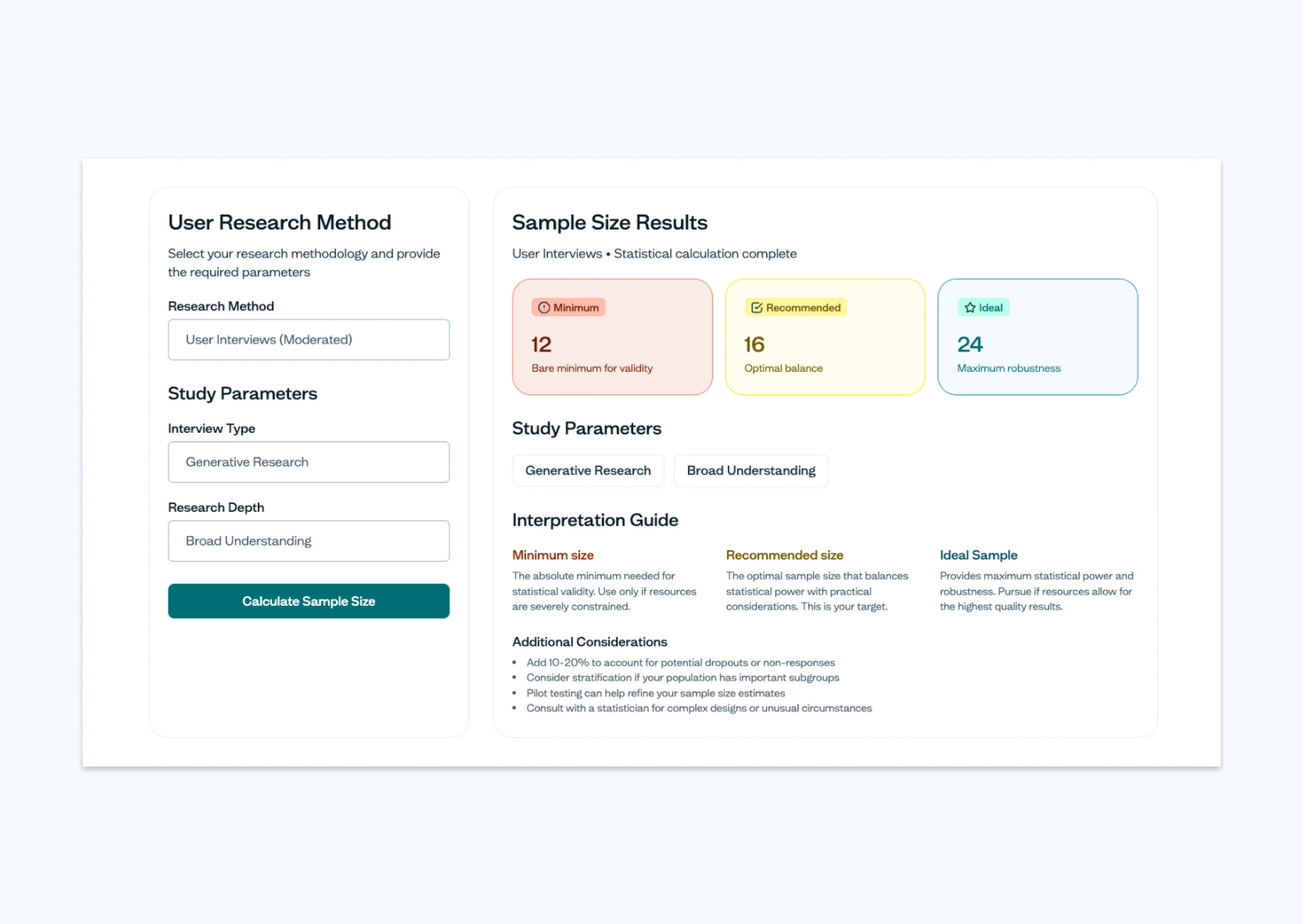 Sample Size Calculator