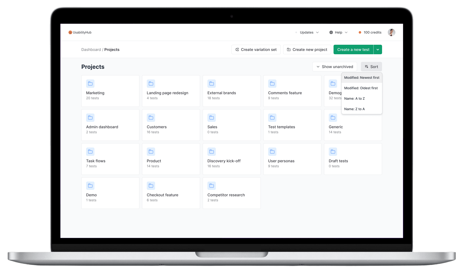 Streamline your user research process with improved organization and search