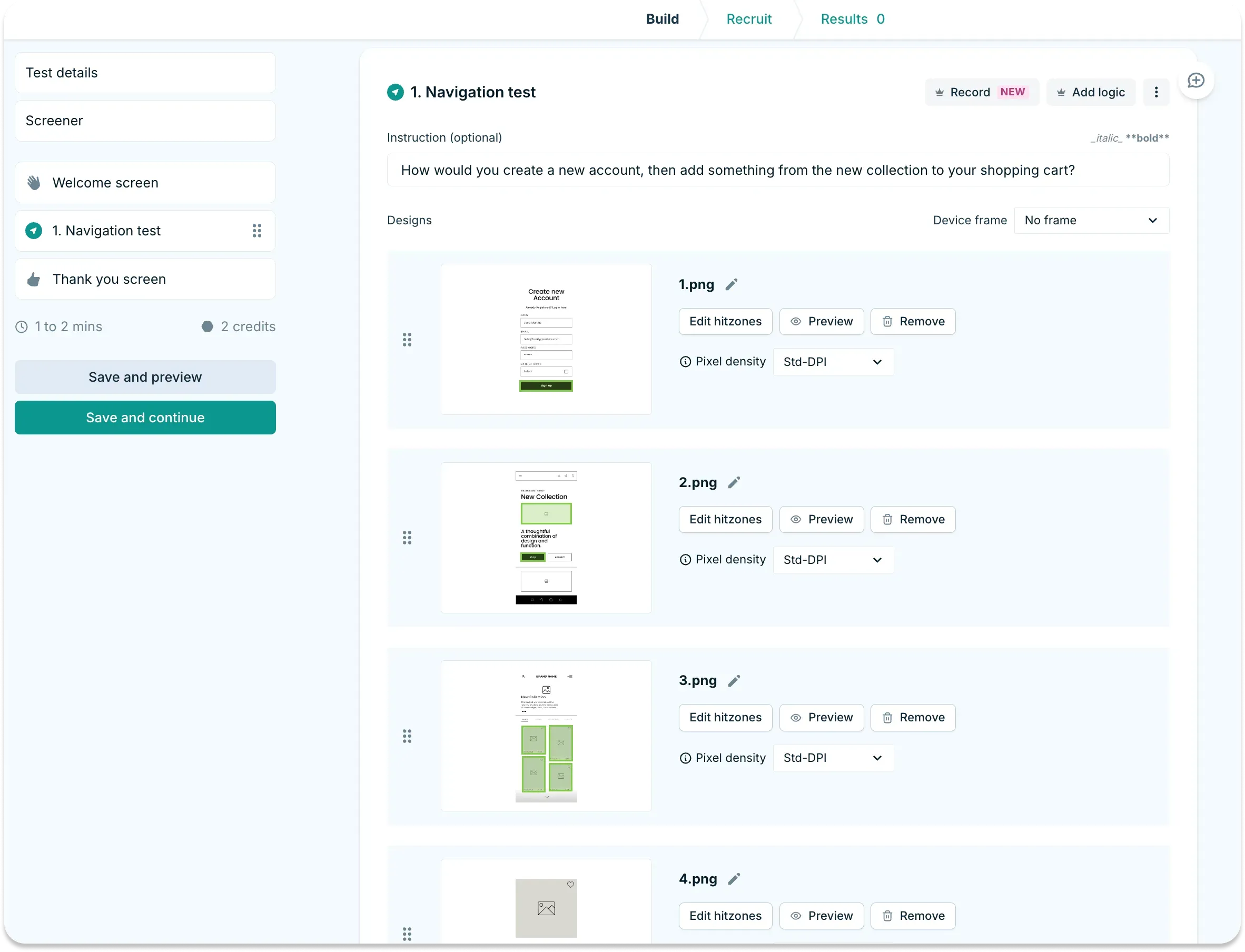 Usability testing guide - Navigation testing