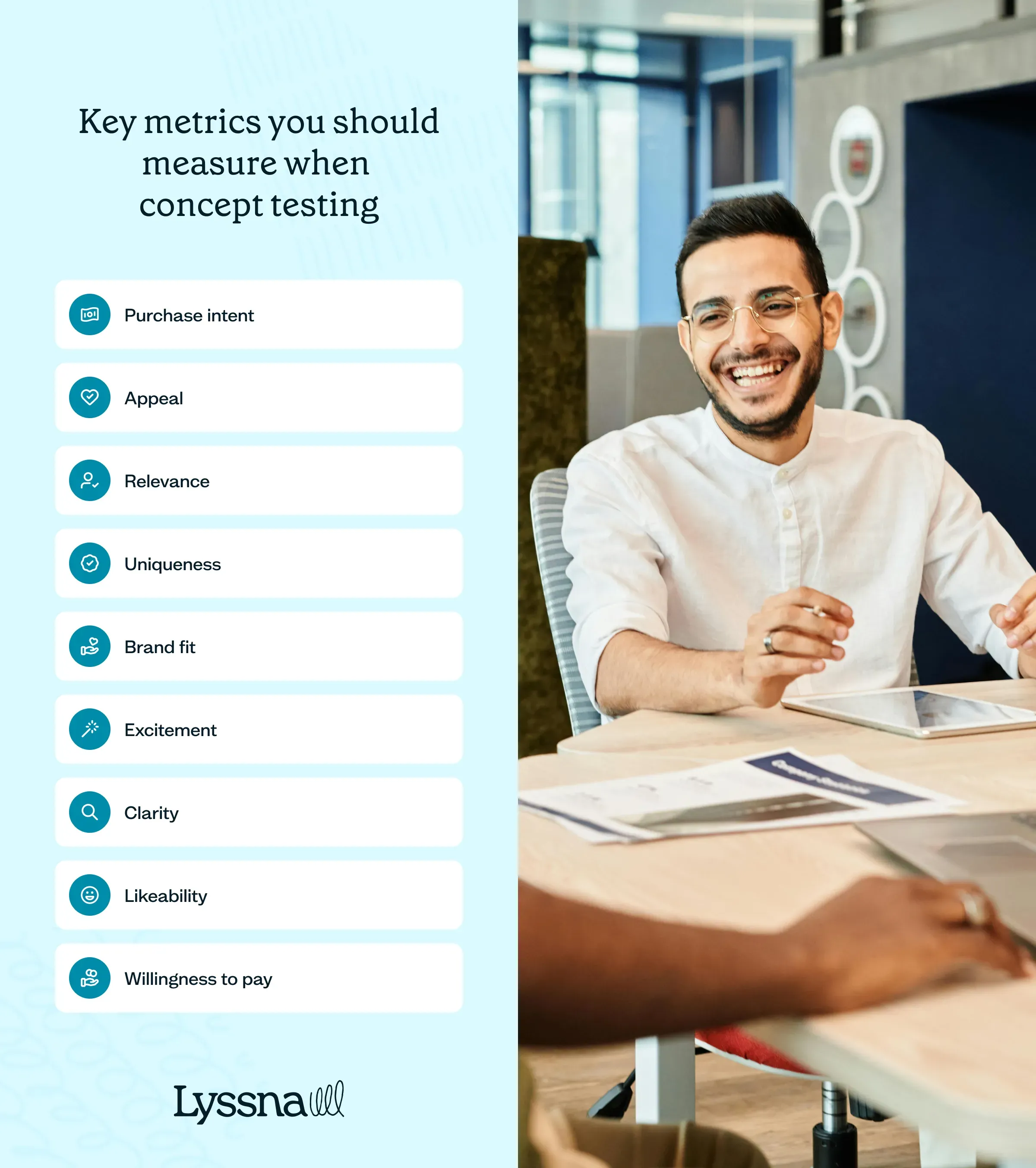 Nine key metrics to measure when concept testing