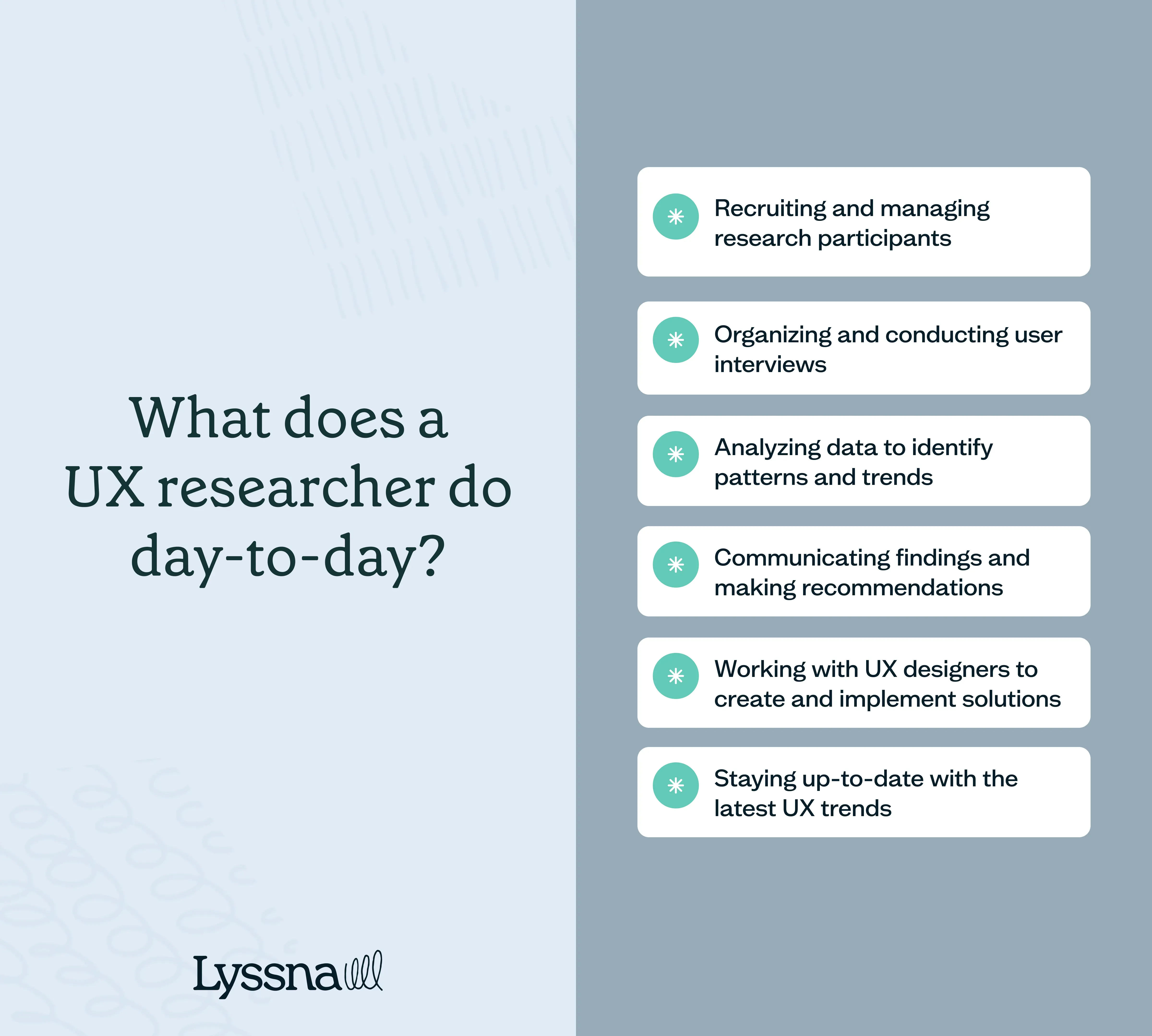 What does a UX researcher do day-to-day?
