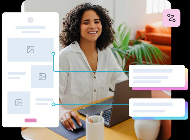 A UX/UI designer using a computer to conduct remote user research.