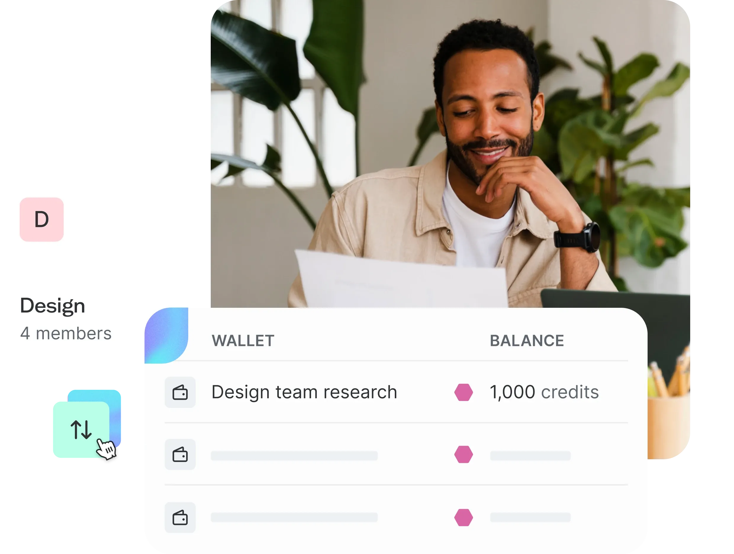 Spaces and Wallets feature