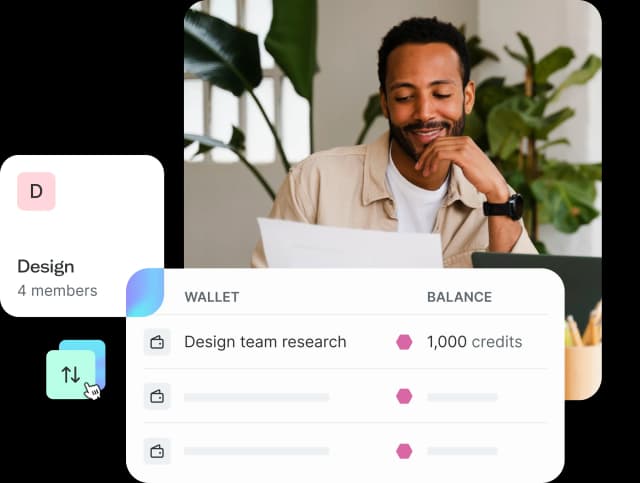 Spaces and Wallets feature