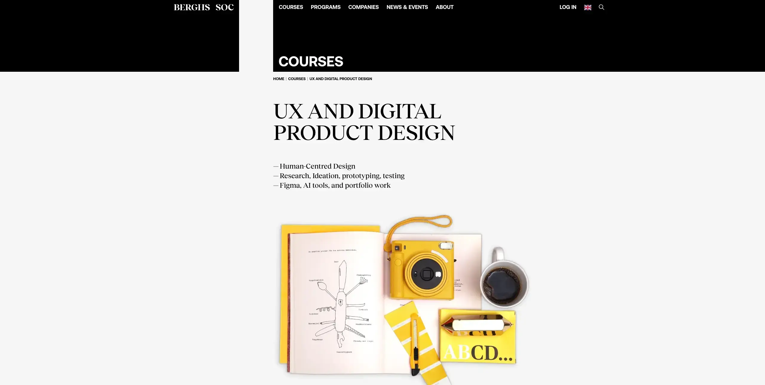 UX design courses