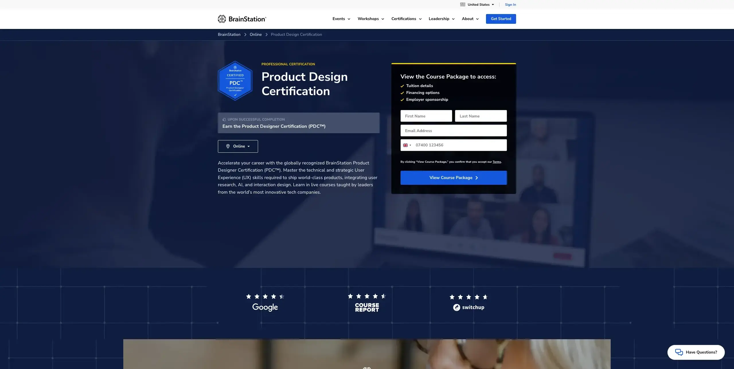 UX design courses