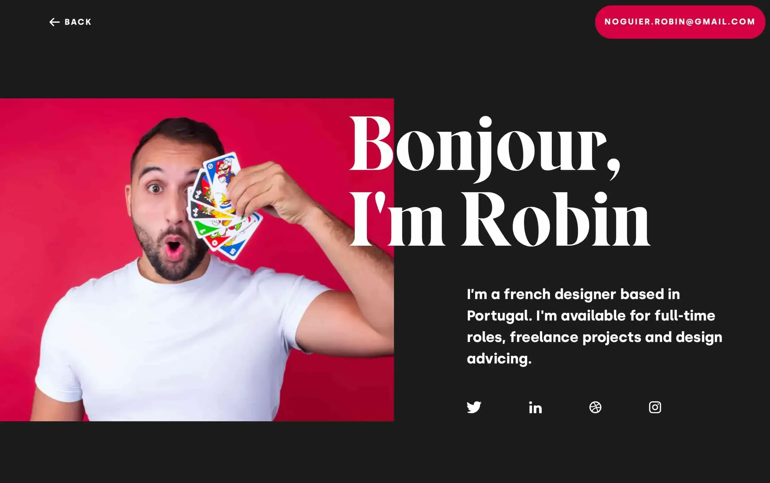UX designer porfolio