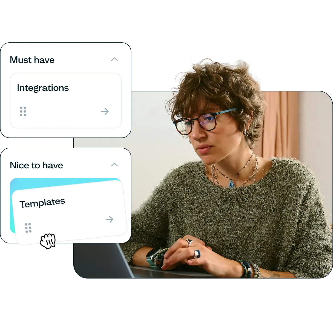 Card sorting software