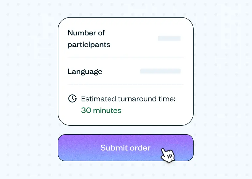 Fast, on-demand recruitment
