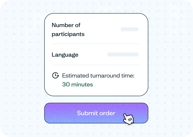Fast, on-demand recruitment