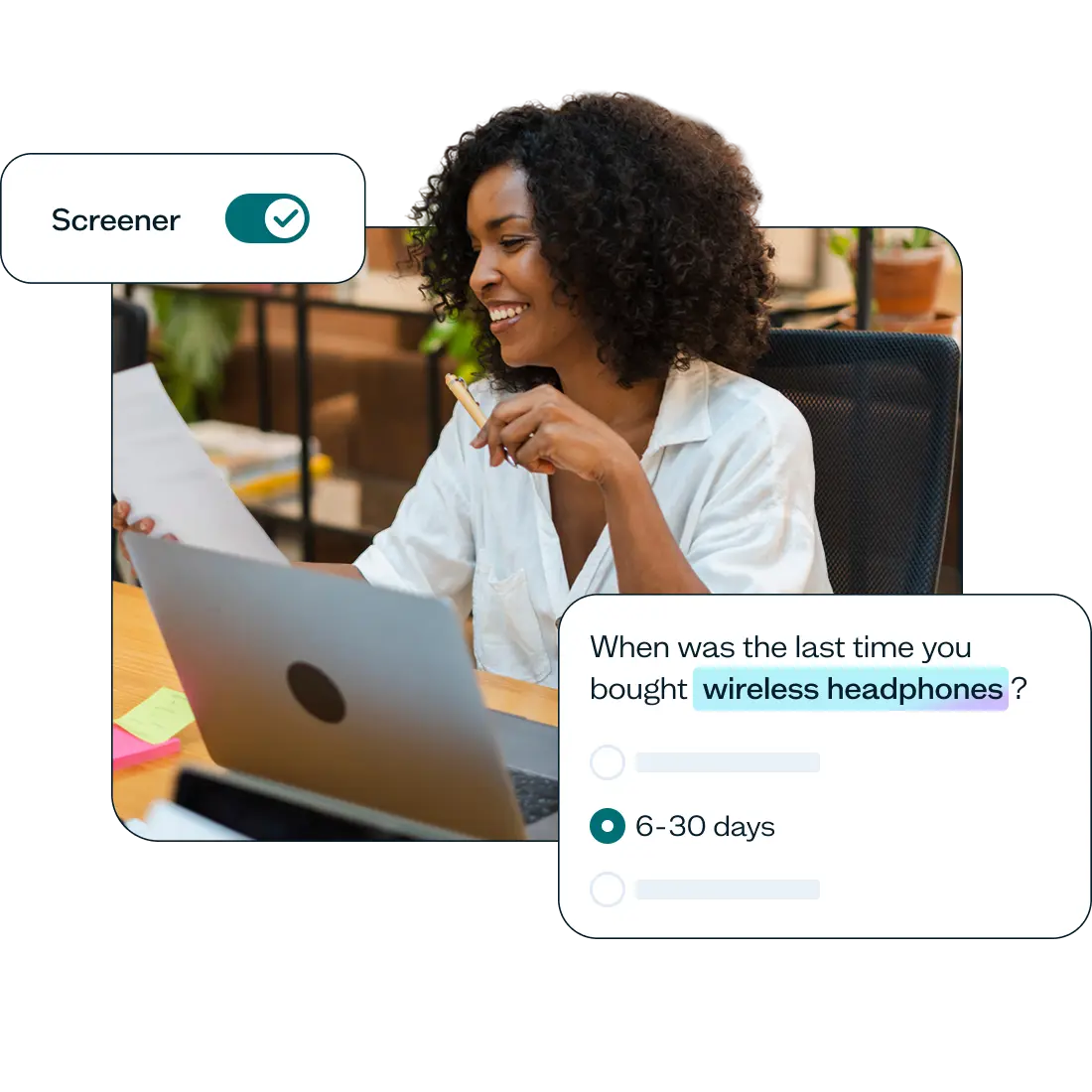 Screener survey software
