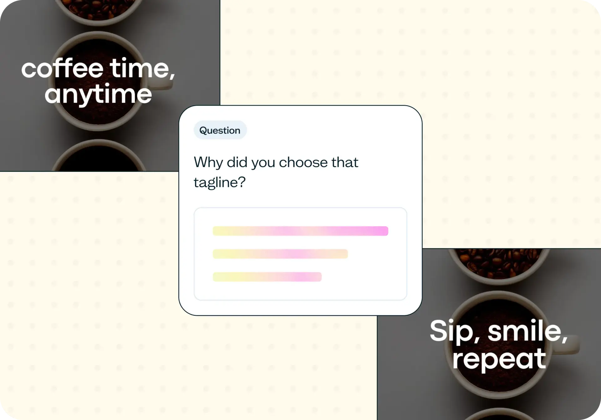 Test the impact of your taglines