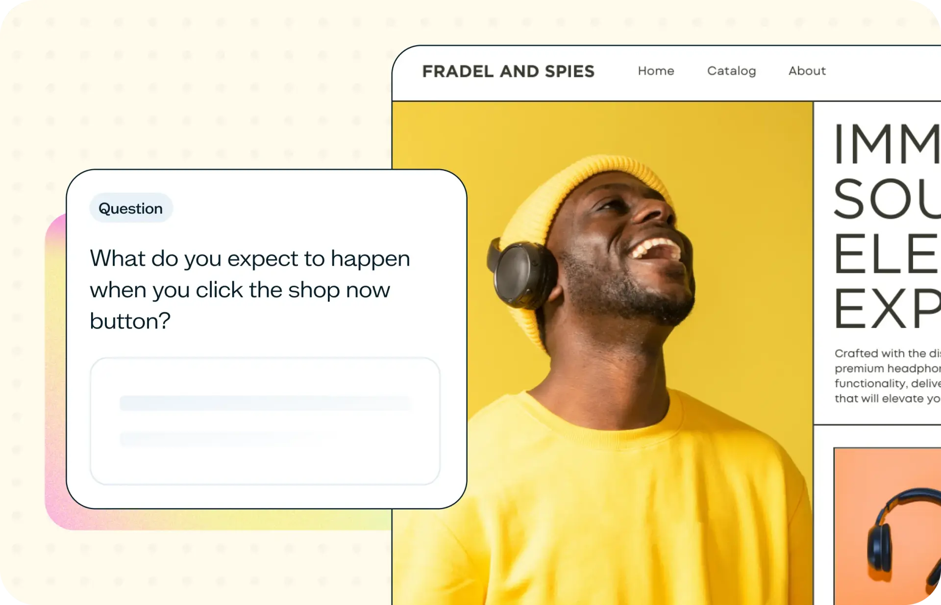 How to test user interactions