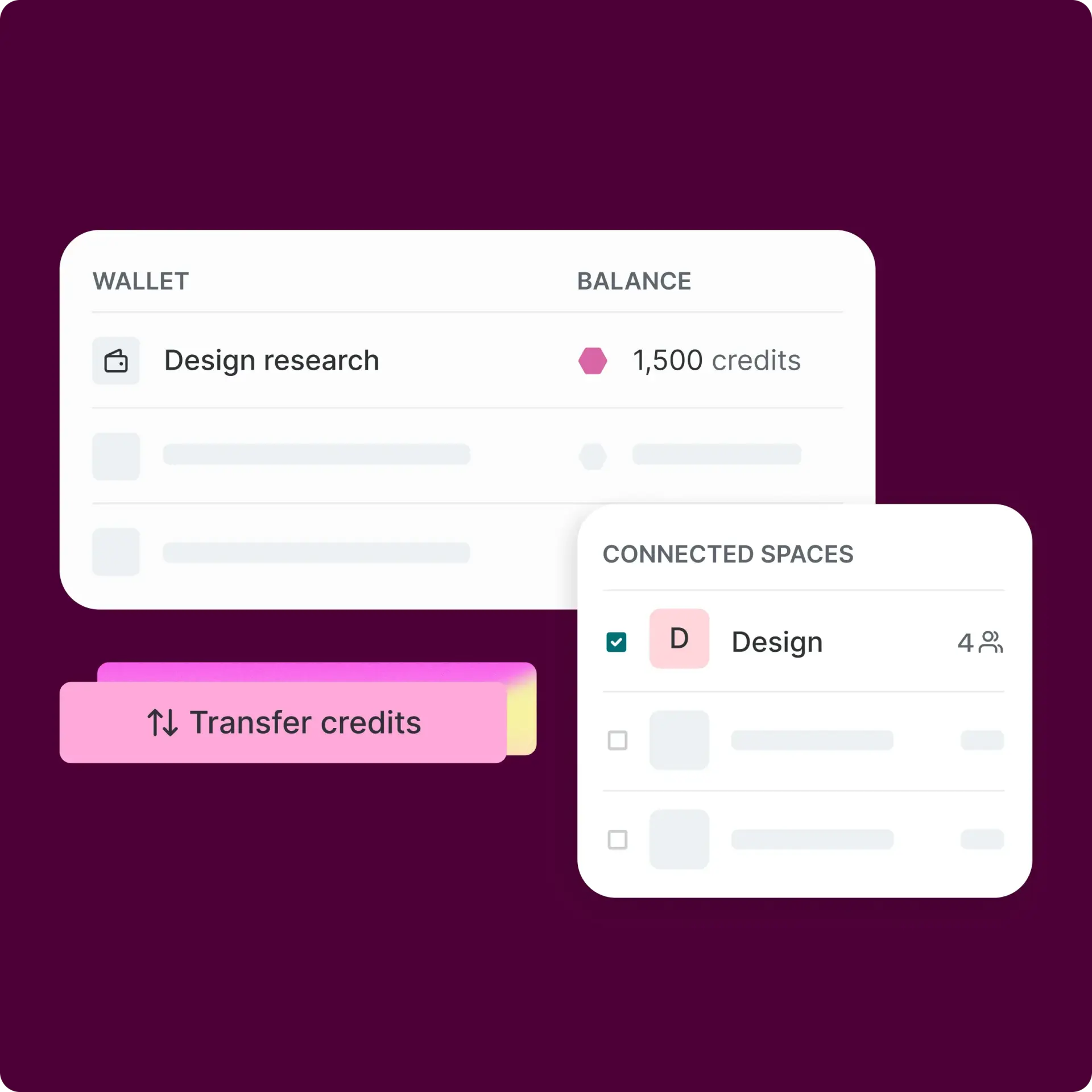 Wallets UI in Lyssna