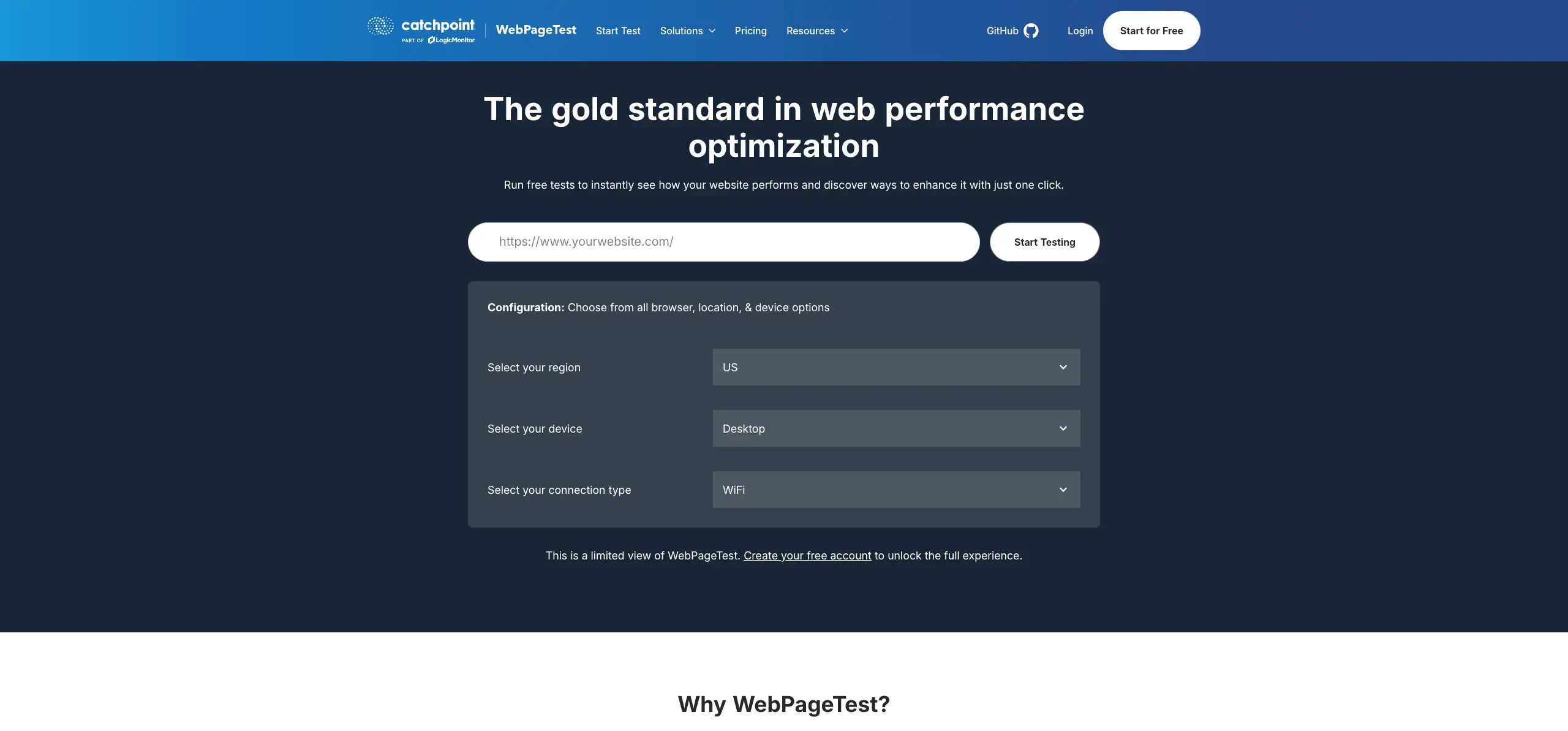 Website testing tools