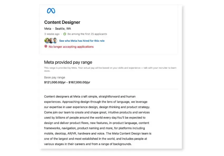 Content design