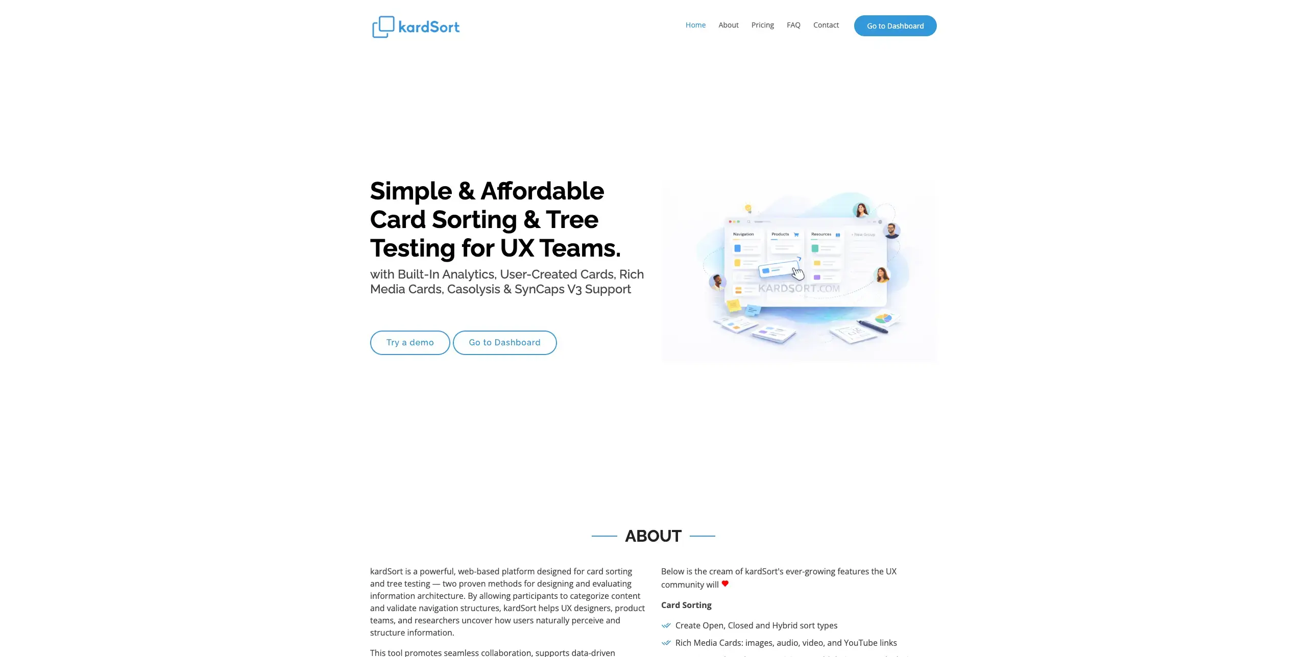 Card sorting tools