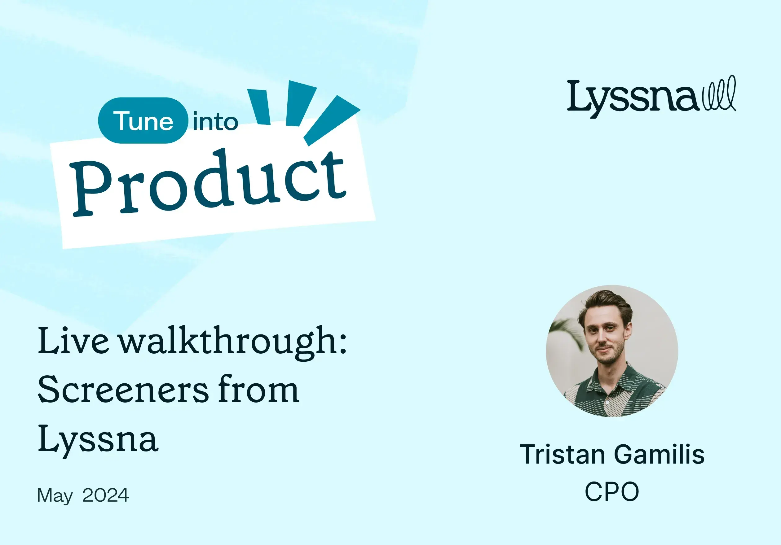 Screeners with Lyssna Live walkthrough - OG image