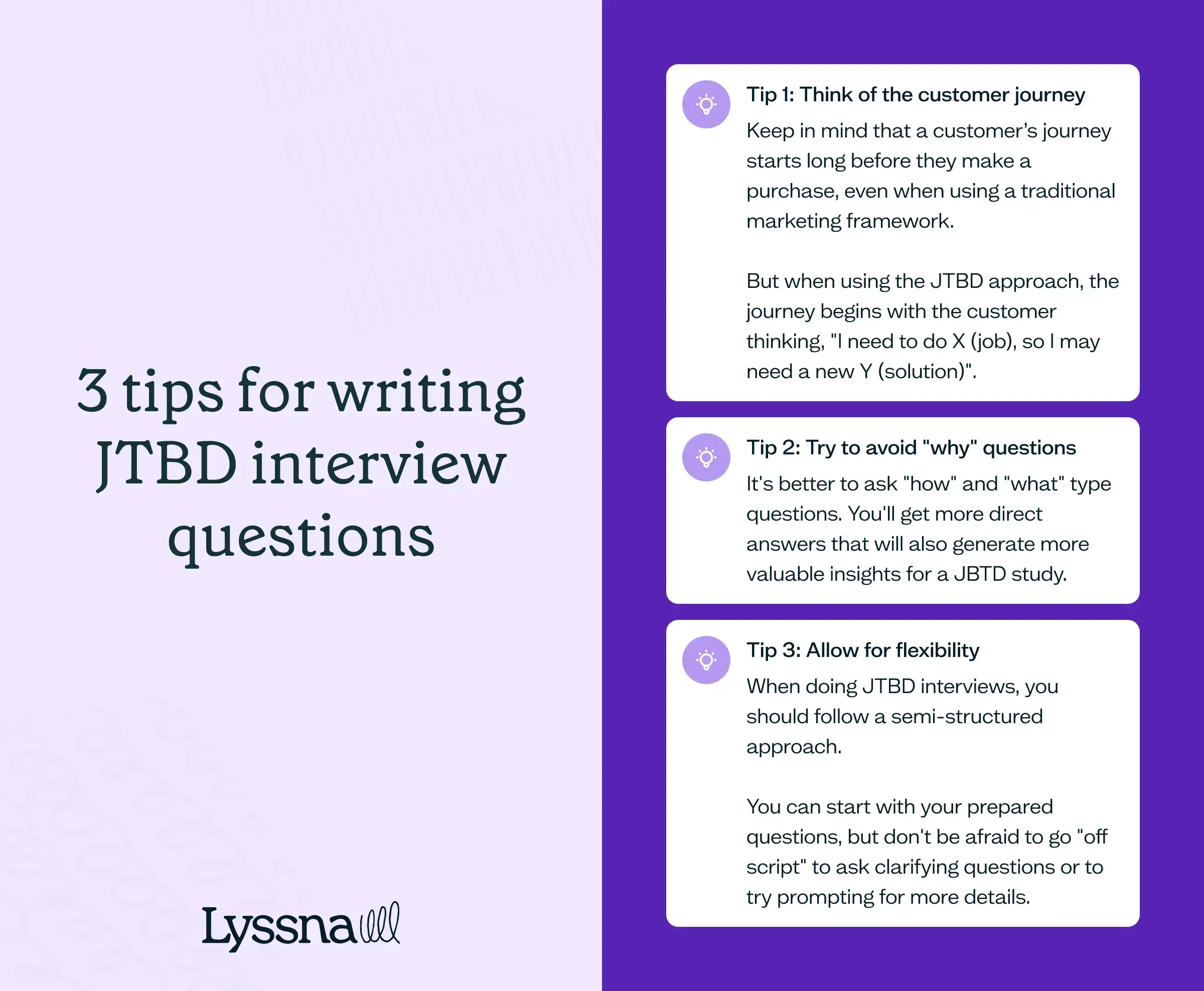 JTBD interviews