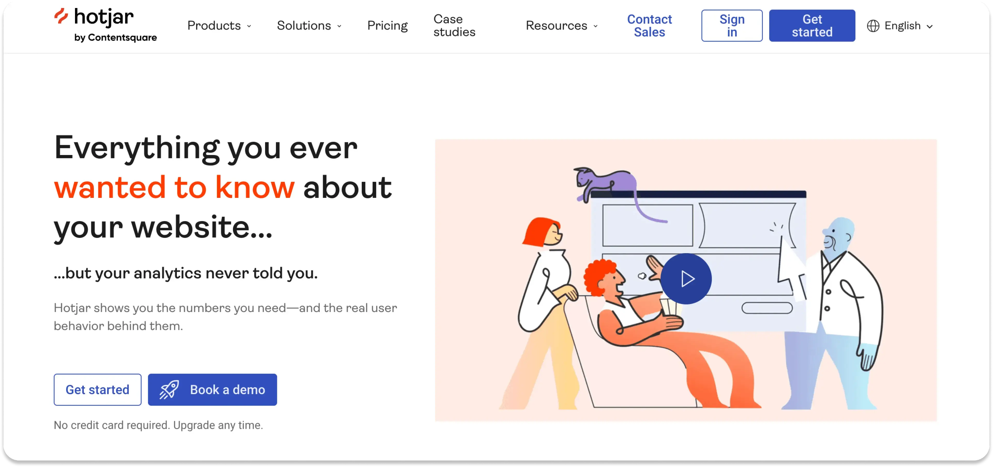 Hotjar Homepage