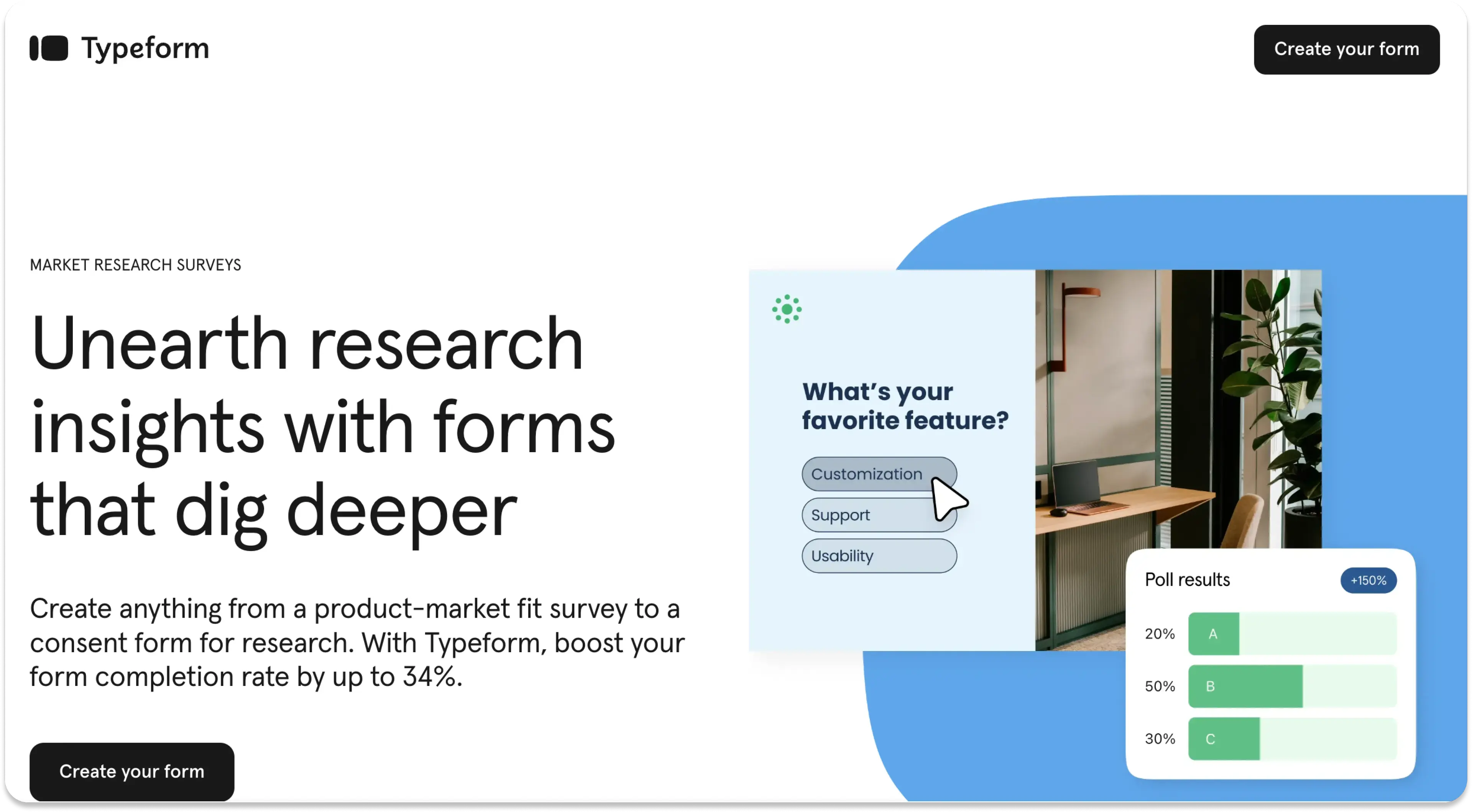 Typeform Homepage