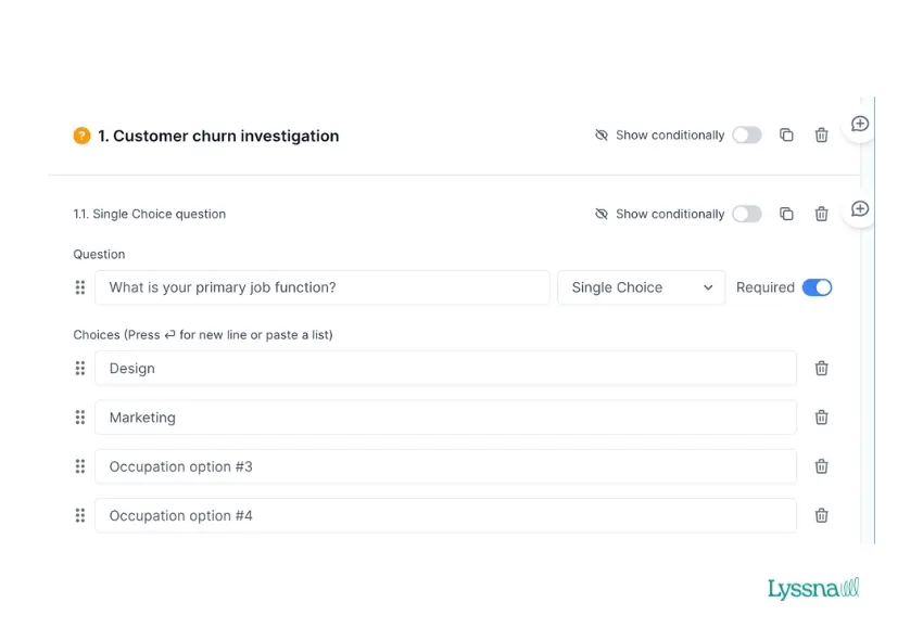 Filter test results based on answer
