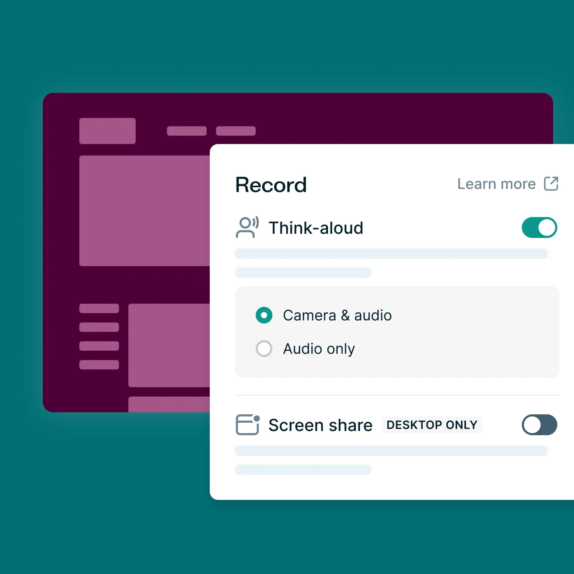 Think aloud software