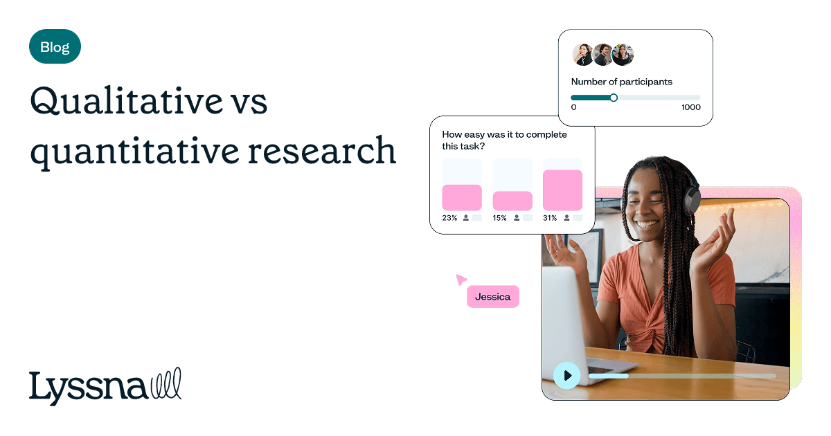 Qualitative vs Quantitative Research | Lyssna